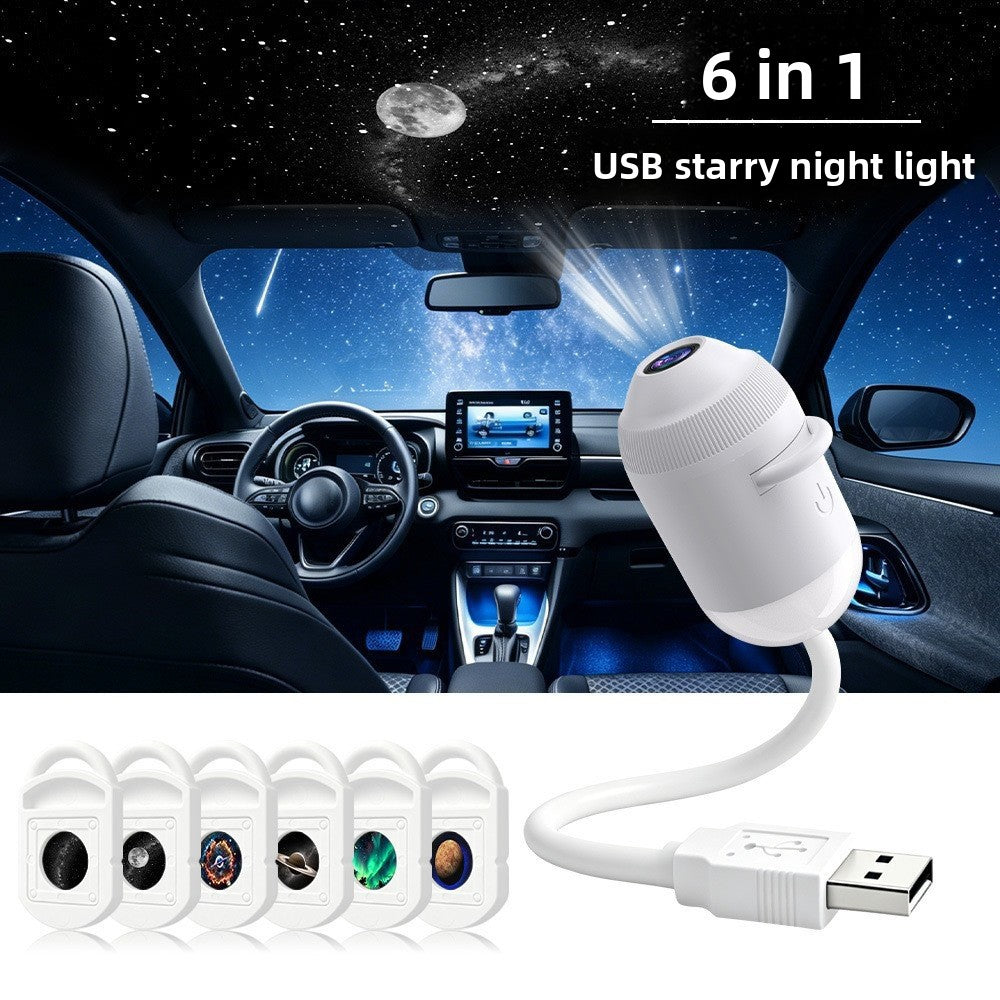 USB Star Projection Night Light