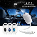 USB Star Projection Night Light