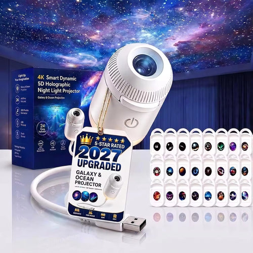 USB Star Projection Night Light